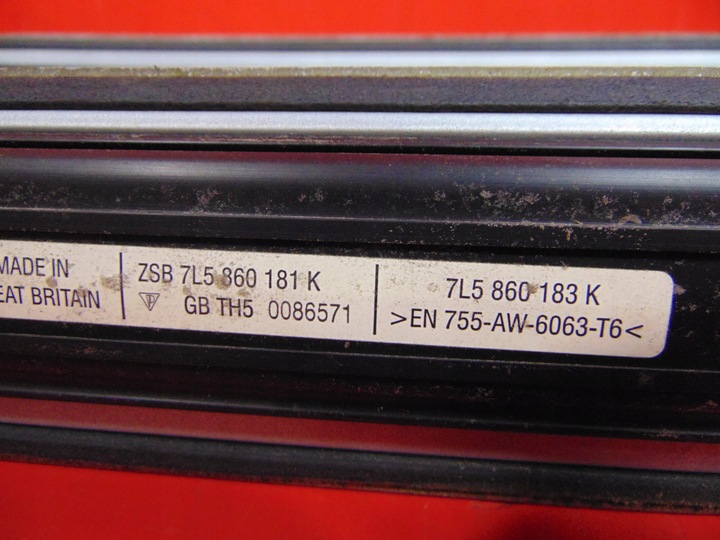 фото №11, Porsche cayenne i 9p 7l рейлинги крышные рейлинг левый правый комплект