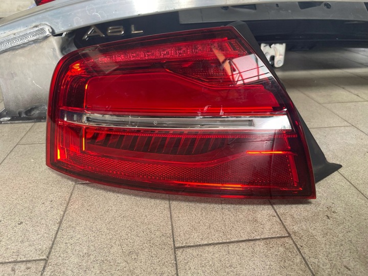 фото №6, Бампер кришка лампи балка зад audi a8 d4 довгий стан b.dobry w колір