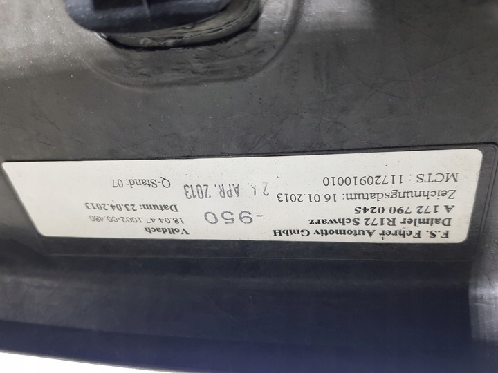 фото №7, Mercedes r172 slk slc w172 чёрная потолок потолок