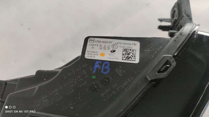фото №8, Jaguar xe рестайлинг x760 полный led правые matrix high фара