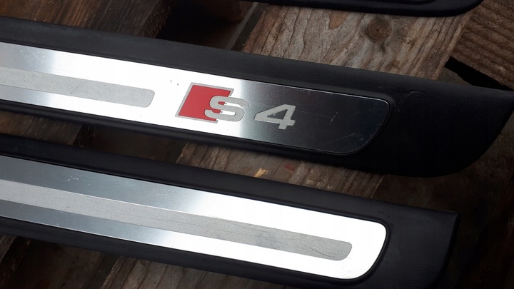 фото №6, S4 b8 a4 планки порогові sline накладки na пороги 4x