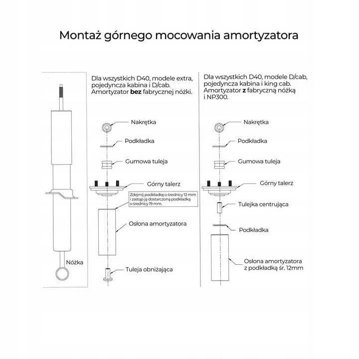 фото №9, Амортизатори набір рестайлінг +2 адаптер navara d40 efs