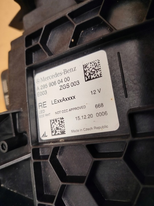 фото №9, Mercedes eqe w295 полный led high performance лампа правая левая идеальные новое