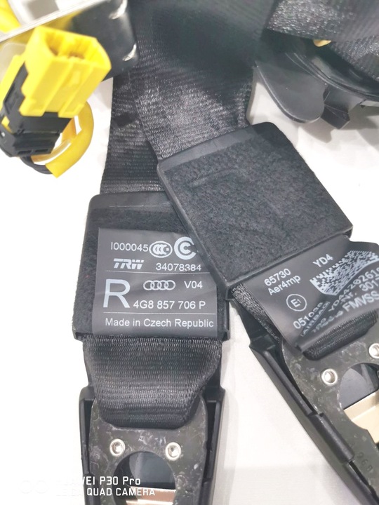 фото №7, Audi a6 c7 a7 c7 передні ремені безпеки 4g8880741 заводський нове