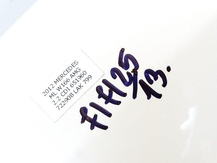 фото №9, Крило лівий перед переднє mercedes ml w166 лак 799