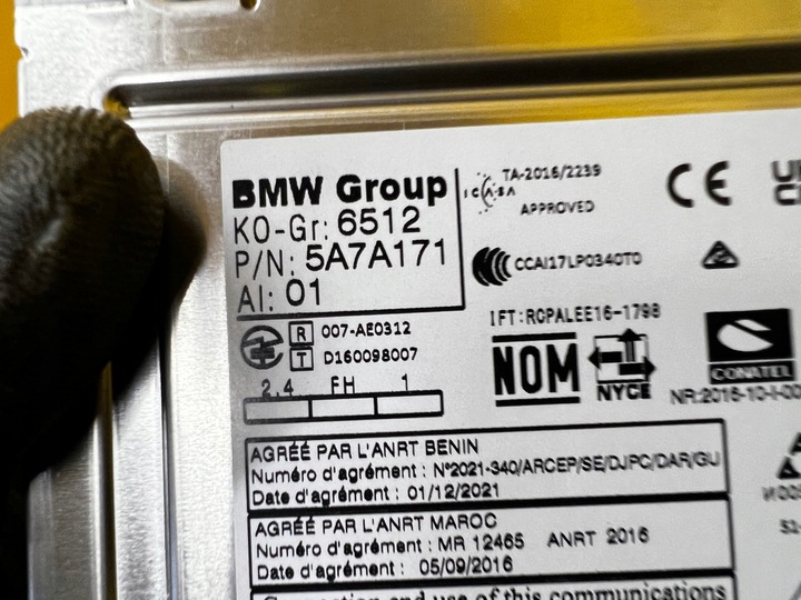 фото №6, Радіо модуль головна bmw 1 f20 3 f30 5 g30 x3 g01 f48 x4 g02 нове oem