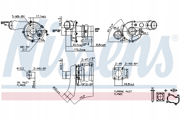 фото №11, Nissens 93101 turbosprężarka fiat