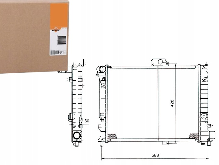 фото №1, Nrf радиаторов saab