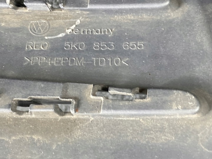 фото №9, Volkswagen оригинальный номер 5k0853655 накладка бампера