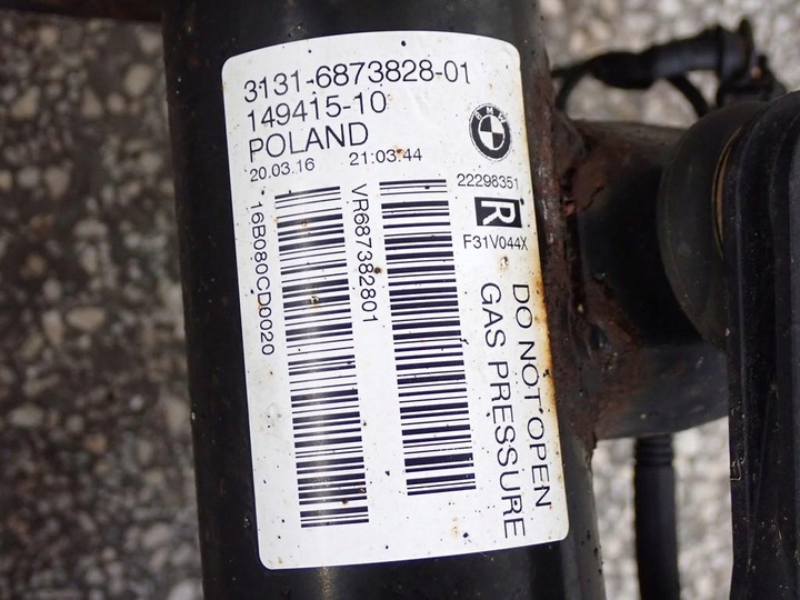 фото №9, Mcperson поворотный кулак комплект правая 4x4 xdrive bmw 3 f30 f20 2.0d b47 рестайлинг 16r