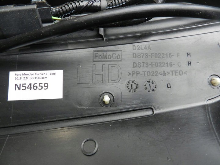 фото №6, Ford mondeo mk5 панель під лобовим склом ds73f02216f
