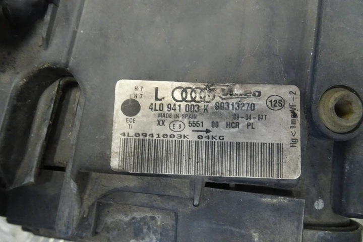 фото №6, Audi q7 4l - лампа ліва 4l0941003k