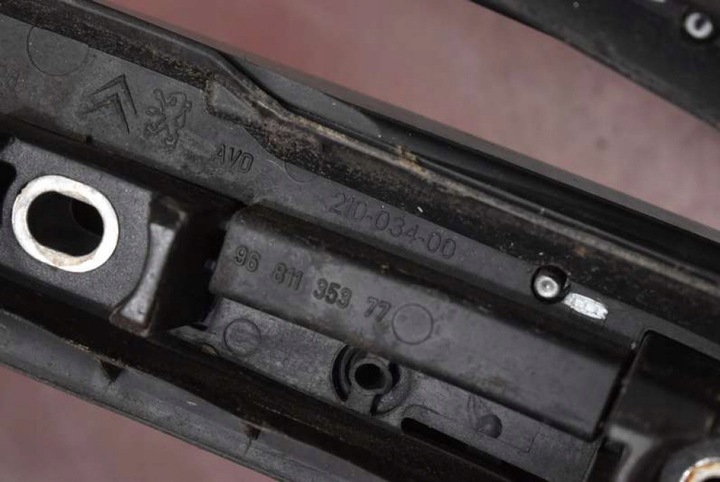 фото №15, Рейлинг рейлинги крышные комплект чёрные 9681135477 citroen c5 ii x7 iii универсал