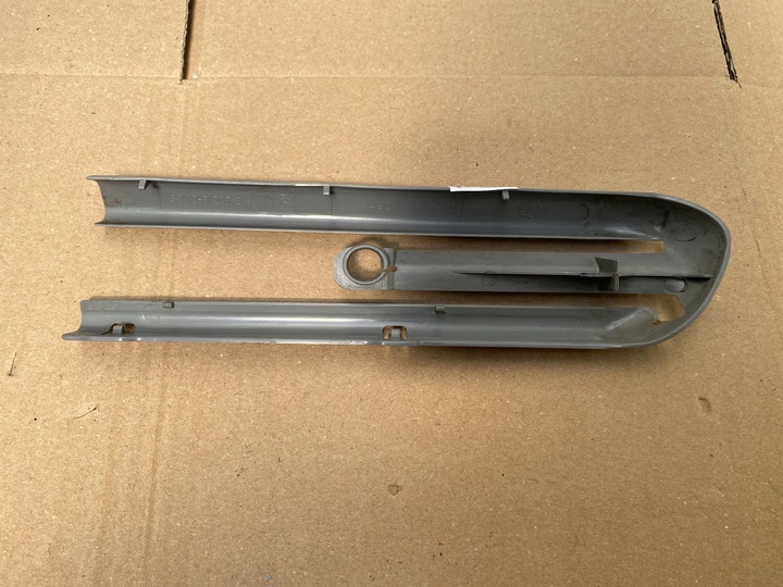 фото №11, Bmw e39 защита рейка сиденья левый перед заглушка направляющей серый