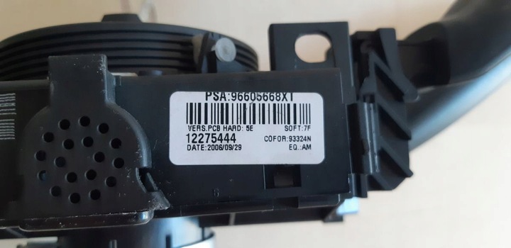 фото №11, Переключатель подрулевые рычаги peugeot citroen 96605668xt