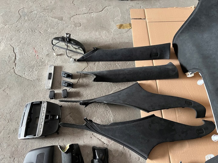 фото №5, Mercedes s w217 купе стеля алькантара стійки лампа комплект