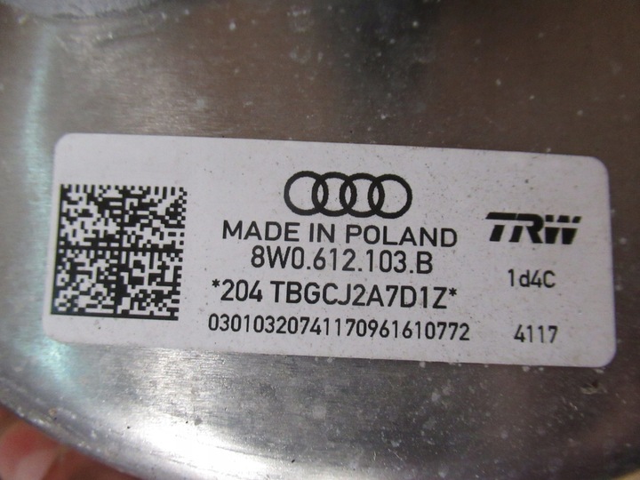фото №7, Audi a4 b9 8w усилитель насос тормозная 8w0612103b
