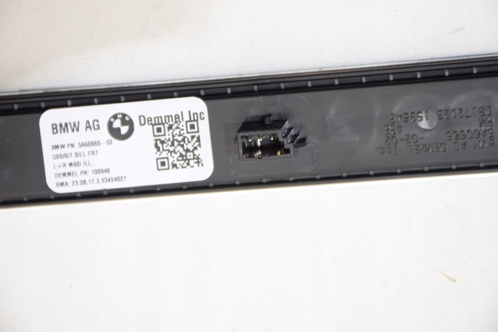фото №10, Bmw x5 g05 x6 g06 g07 lci m60ix ліва права молдинг перед накладка порога led