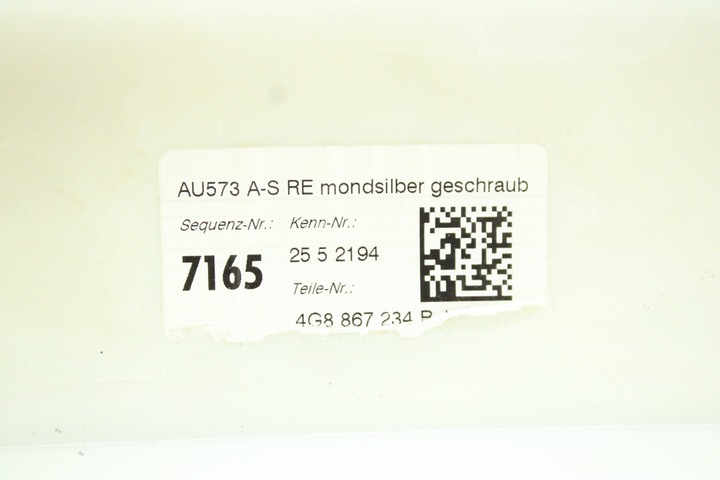 фото №8, Оригінальна захист стійка праві перед audi a7 c7 4g8867234b