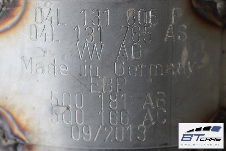 фото №13, Vw golf 7 audi skoda seat катализатор 5q0131705e 5q0 131 705 e 04l131606p