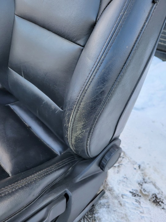 фото №7, Сиденье с подогревом левый перед подушка безопасности застёжка audi a5 8t3 купе чёрная кожа оригинальный номер eu