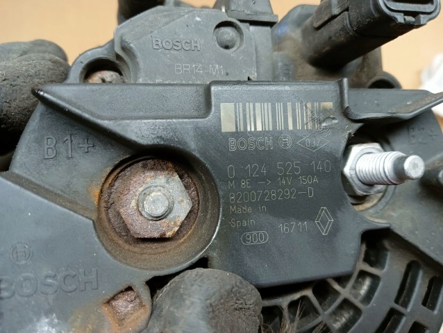 фото №8, Nissan juke i f15 10- 1.5 dci генератор 8200728292d