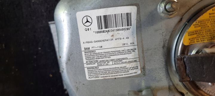 фото №5, Mercedes w166 подушка подушка безопасности пассажира