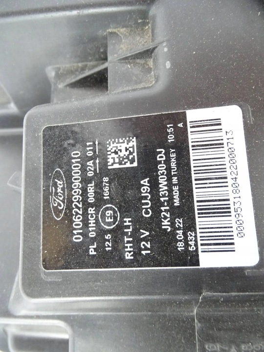 фото №7, Лампа перед передняя левая ford transit custom рестайлинг - rezerwacja