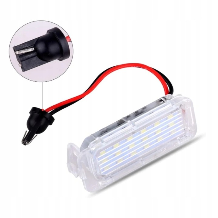 фото №7, Подсветка номерного знака регистрационный led do ford mondeo mk4 focus fl c-max