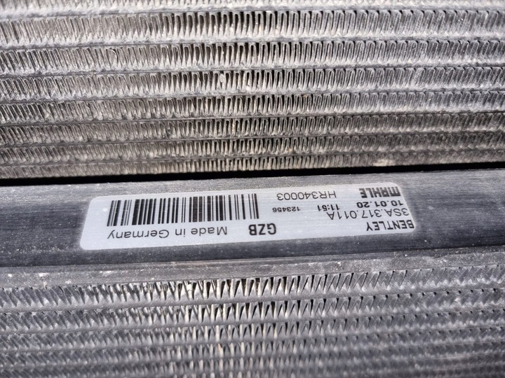 фото №10, Bentley continental gt 2020 6.0 w12 pas переднее усилитель belkaenie радиатор