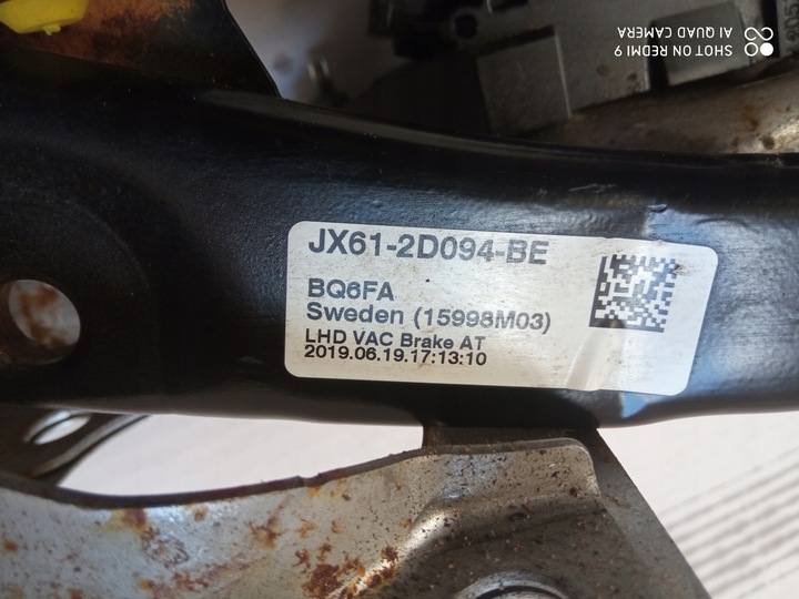 фото №7, Ford focus mk4 педаль газа тормоза jx61-9f836-a