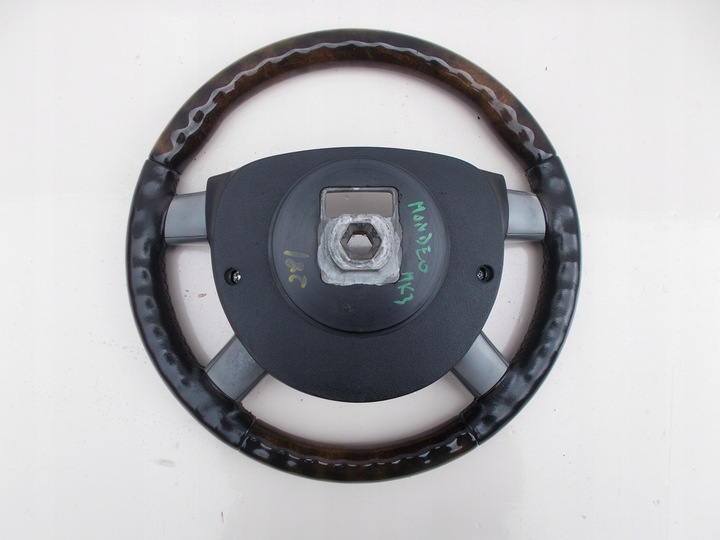 фото №16, Кермо шкіряний дерев'яна ford mondeo mk2