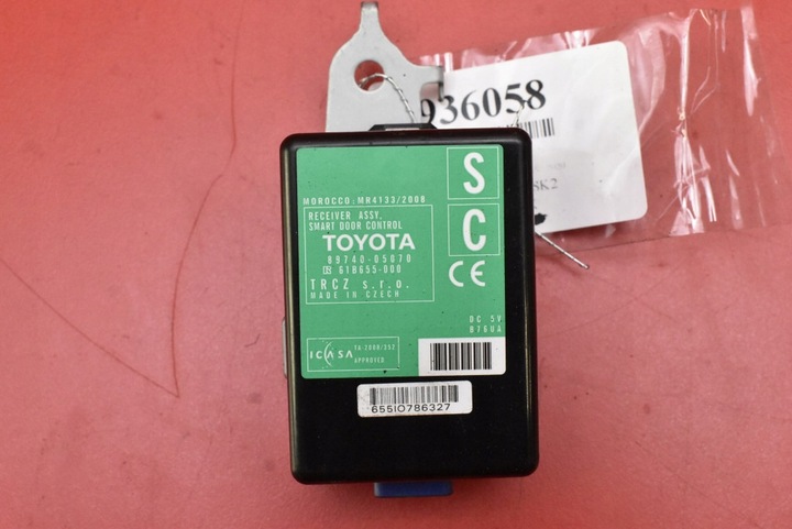 фото №1, Блок управления модуль дверь 89740-05070 toyota avensis t27 универсал рестайлинг 15-20