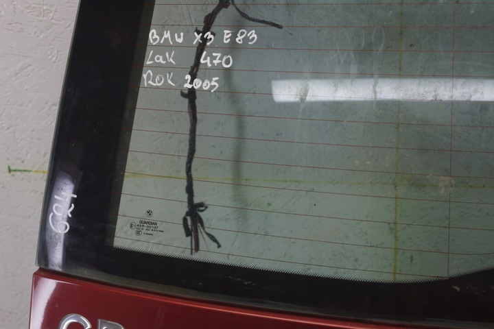 фото №5, Крышка багажника зад bmw x3 e83 470