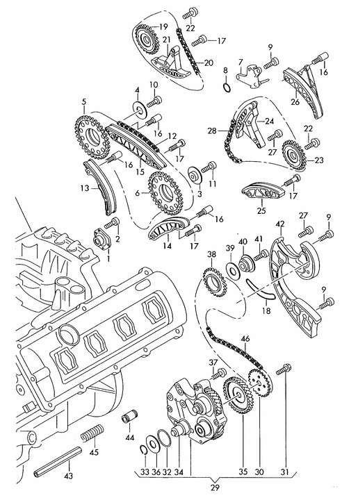 фото №9, Натяжитель распределительный вал 4.2 bvn audi a8 d3 057109513b