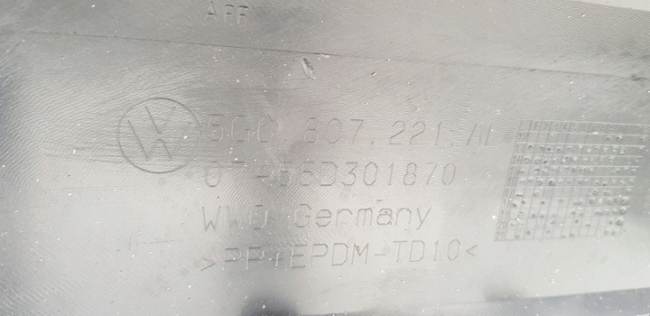 фото №9, Vw golf vii r-line бампер перед 5g0807221al