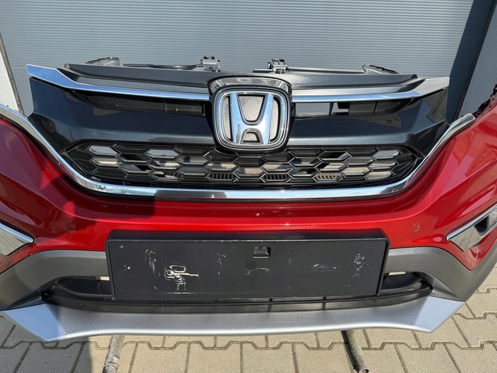 фото №13, Honda cr-v iv рестайлинг 15-18 бампер перед комплектный цвет r539p