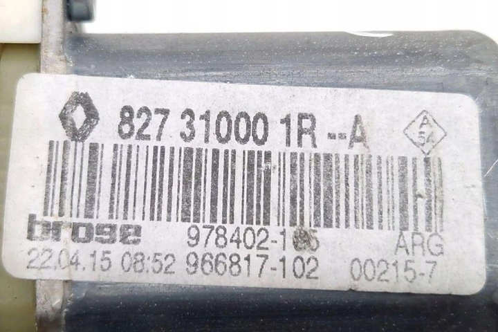 фото №8, Подъемник стекла задних левых дверь renault laguna iii bt0/1 827310001r