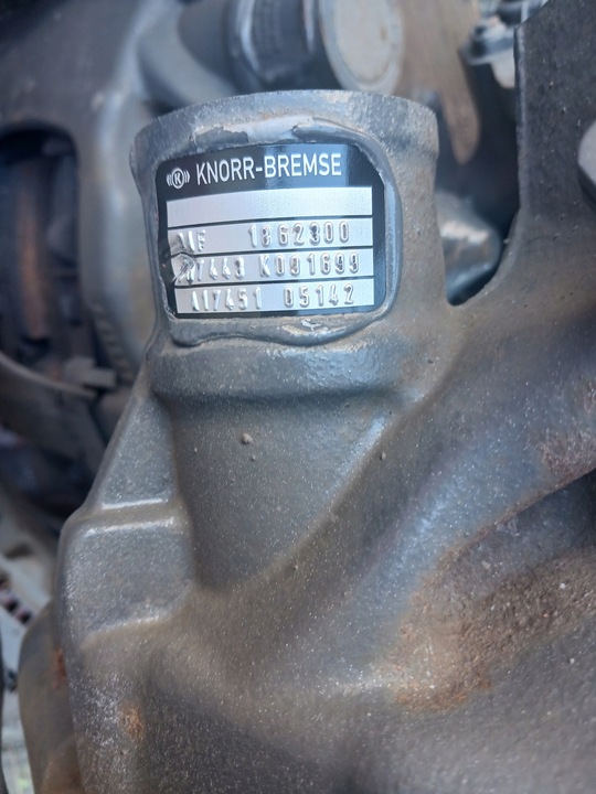 фото №2, Суппорт тормозной, sn7000 daf xf lf cf оригинальный номер 1862300