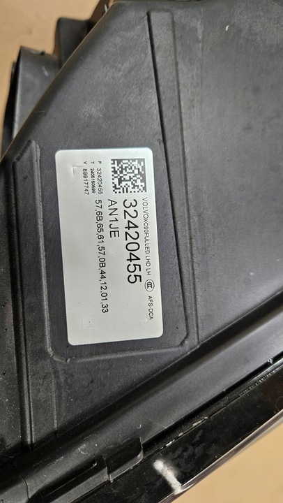 фото №10, Лампа перед передня ліва повний led volvo xc90 active 32420455