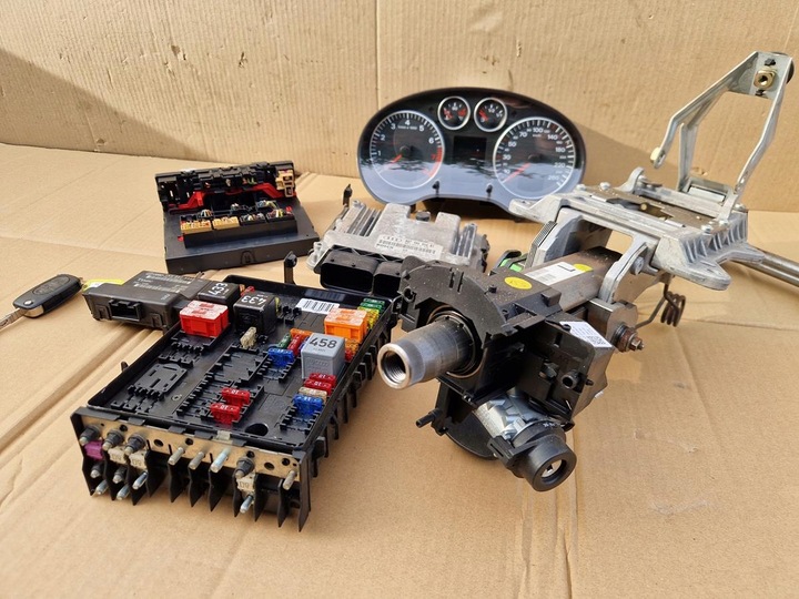 фото №7, Набор стартовый компьютер замок зажигания audi a3 8p 2.0 fsi