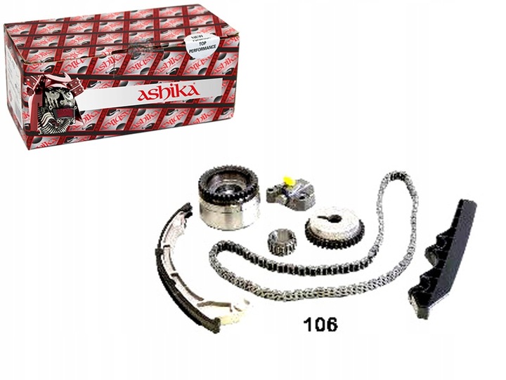 фото №1, Набор распределительный вал цепь micra iii k12 1.0 ashika