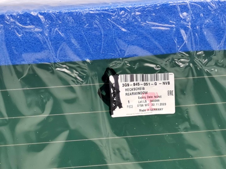 фото №5, Скло задня зад vw passat b8 тонована 65% з підігрівом 3g9845051g новий org