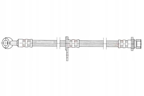 фото №1, Trw шланг тормозной elast. honda accord vi 1.6-2