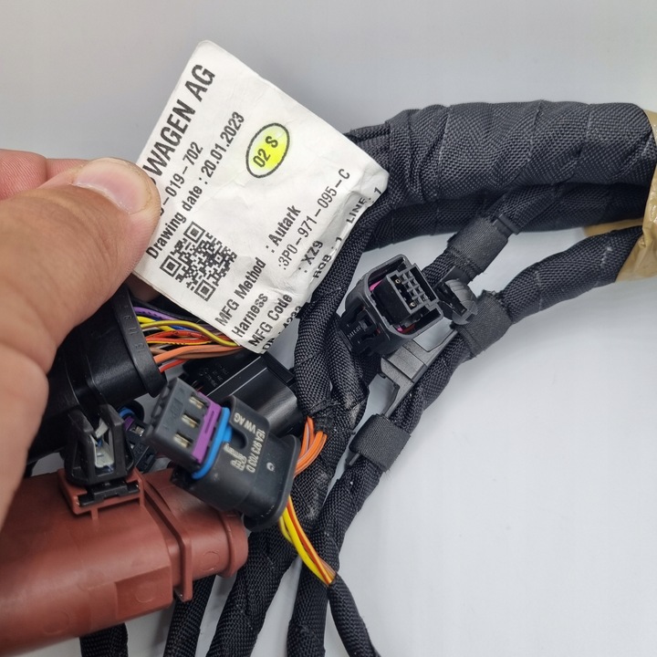 фото №7, Жгут бампера перед skoda superb iv 3p 3p0 3p0971095c оригинал