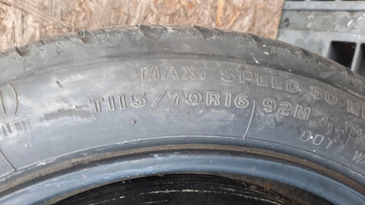 фото №7, Докаточное колесо (докатка) opel 2160132 4jx16 et41 115/70 r16 firestone