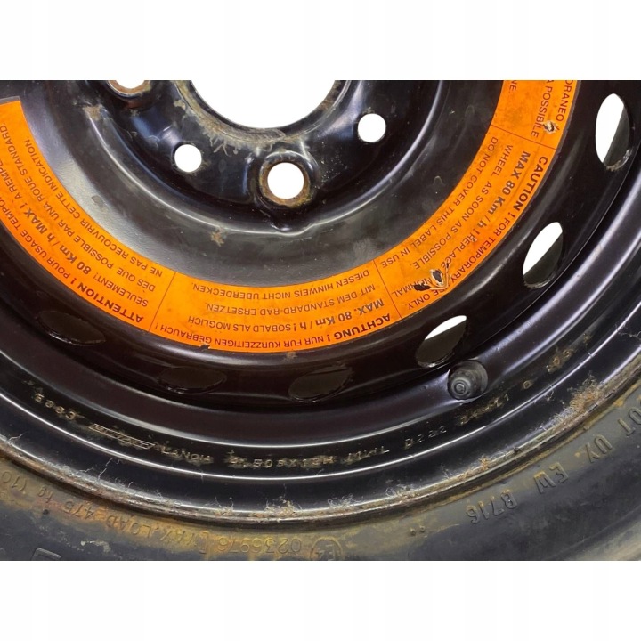 фото №14, Докаточное колесо (докатка) fiat panda cinquecento seicento 135/80r13 4x98 et33