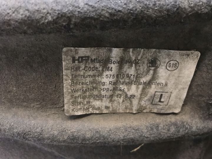 фото №8, Seat ateca подкрылок левый зад 575810971c