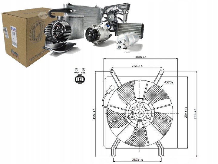 фото №1, Вентилятор радіатор honda cr-v iii 2.0 i 4wd re