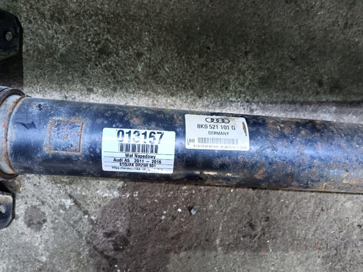 фото №6, Wał привідний комплектний audi a5 a4 b8 8k0521101g